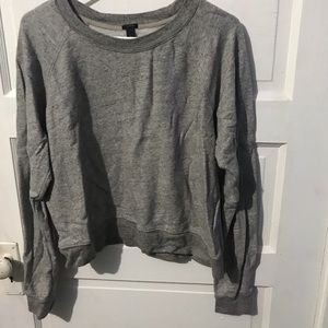 J. Crew. High Cut Sweatshirt